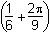 1 over 6 plus 2pi over 9.