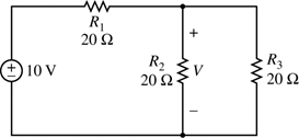 The circuit diagram is shown.