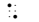 Nemeth Code symbol for multiplication dot