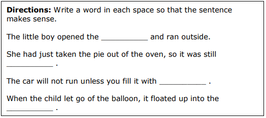 worksheet