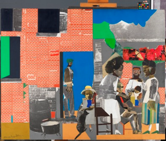 Sunday After Sermon, by Romare Bearden